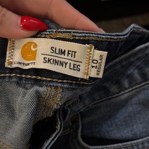 Carhartt Slim Fit Skinny Leg Denim Jeans